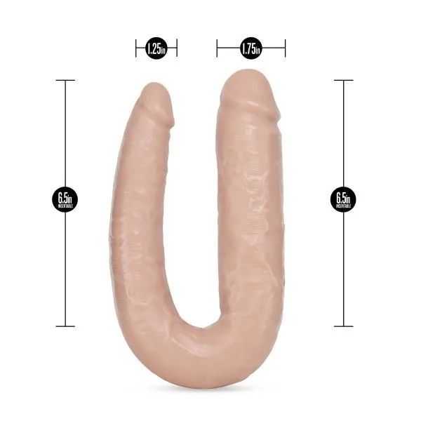 Blush Dildos Dr Skin Dr Double 18 Inches Dildo Beige