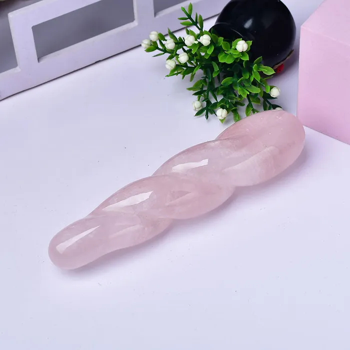  Dildos Pink crystal convex dildo