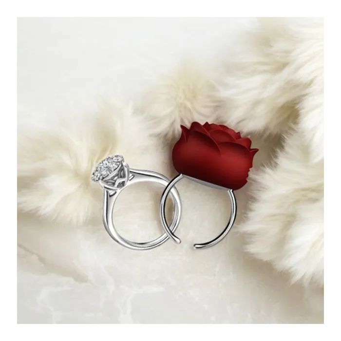 ROSE LUXURY RING VIBRATOR bx adult toys Vibrators