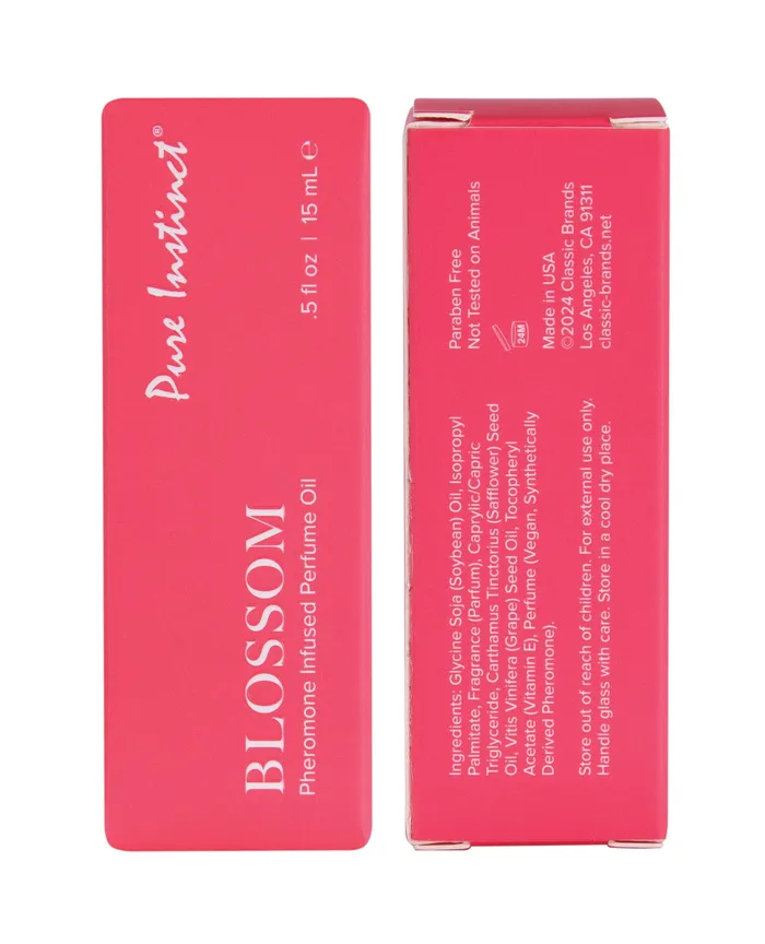 Dildos Classic Brands Pure Instinct Pheromone Perfume Oil Blossom 15 ml Dropper Glass