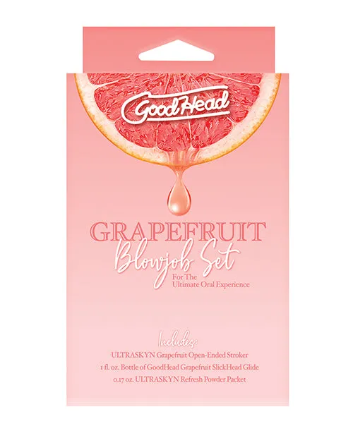 Doc Johnson GoodHead Grapefruit Blowjob Set Anal