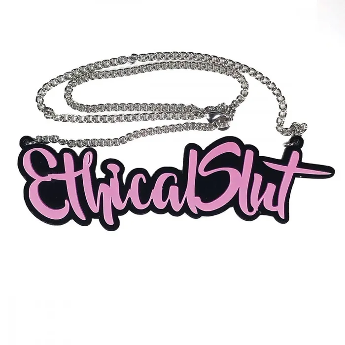 Geeky and Kinky Ethical Slut Necklace Geeky and Kinky Vibrators