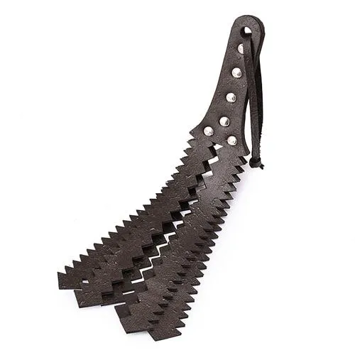 Restraints House of Dasein Paddles Bdsm Sawtooth Spanking Whip Genuine Leather Double Row Paddle