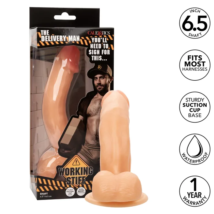 The Delivery Man 65 Inch Realistic Veiny Dildo CalExotics Dildos