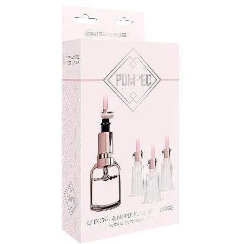 Wicked Wandas Adult Emporium Female Sex Toys Pumped by Shots Clitoral Nipple Pump Set Medium Rose Gold Wicked Wandas Adult Emporium Female Sex Toys Pumped by Shots Clitoral Nipple Pump Set Medium Rose Gold