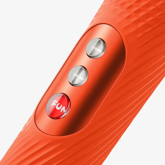 Fun Factory VIM Rumbly Rechargeable Body Wand Massager Sunrise Orange Fun Factory Female Sex Toys