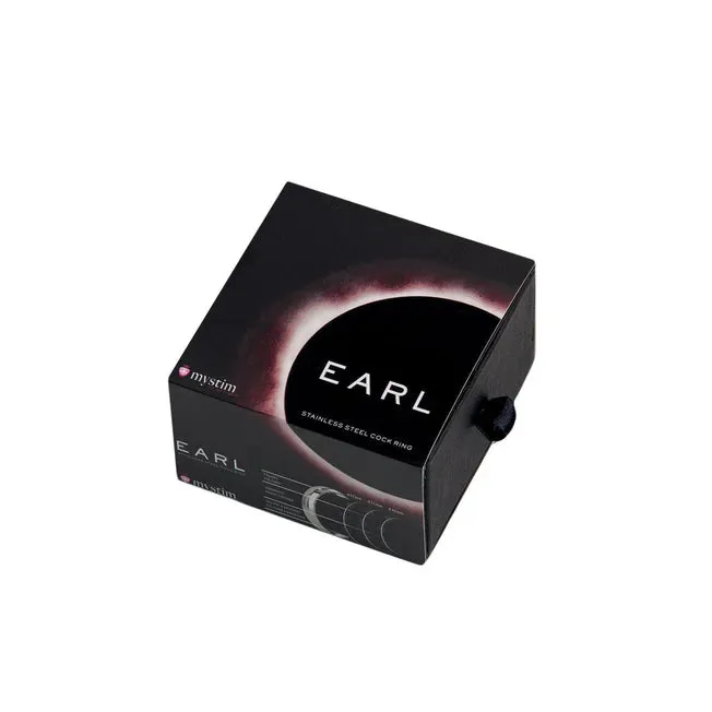 Mystim Mystim Earl Brushed Stainless Steel Cock Ring 51mm Male Sex Toys