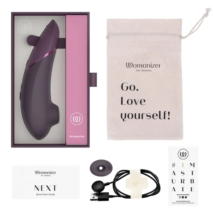 Womanizer Next 3D Pleasure Air Clitoral Stimulator With Climax Control Womanizer Female Sex Toys