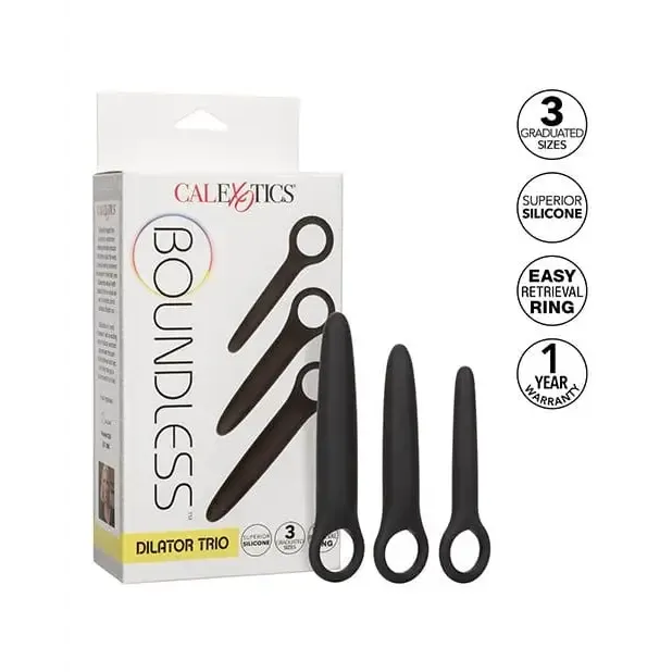 Boundless Dilator Trio Black CalExotics Anal Boundless Dilator Trio Black CalExotics Anal