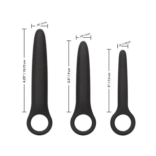 Boundless Dilator Trio Black CalExotics Anal Boundless Dilator Trio Black CalExotics Anal