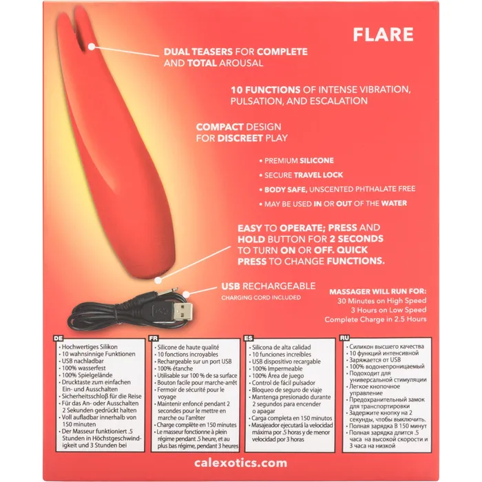 CalExotics Red Hot Flare CalExotics Vibrators