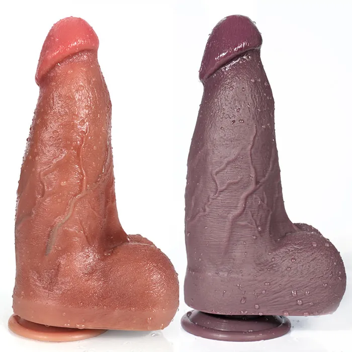 Dear Rabbits Sex Toys Store Female Sex Toys FN98 Spike Monster Realistic Skin Texture Liquid Silicone Suction Cup Dildo with Balls 9 Inch