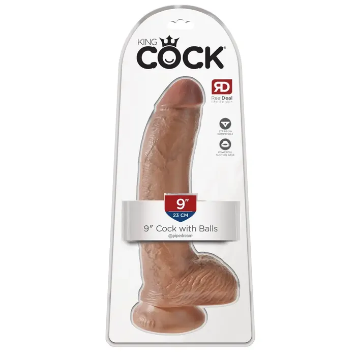 Dildos PD Products LLC Pipedream King Cock 11 in Cock With Balls Realistic Suction Cup Dildo Brown Dildos PD Products LLC Pipedream King Cock 11 in Cock With Balls Realistic Suction Cup Dildo Brown