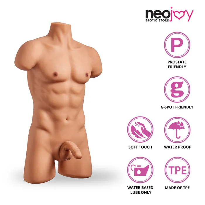 Male Sex Toys Neodoll Irontech Male Body Torso Tan Irontech Doll