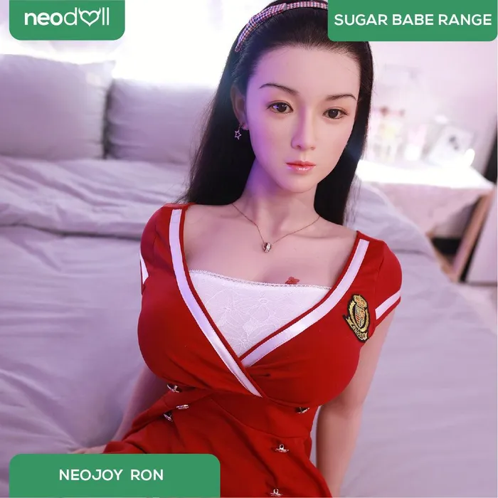 Neodoll Sugar Babe Male Sex Toys Neodoll Sugar Babe Ron Silicone TPE Hybrid Sex Doll Gel Breast Uterus 164cm Natural