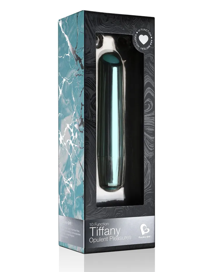 Vibrators Rocks Off Tiffany 10 Speed Teal Bullet HonourSkintwocom