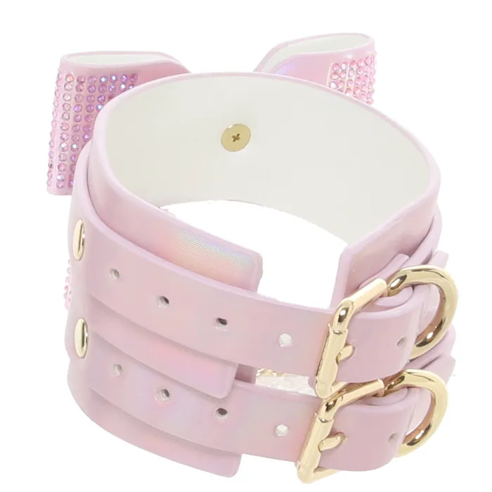Vibrators Shots Toys Ouch Paris Collection Leg Cuffs in Pink
