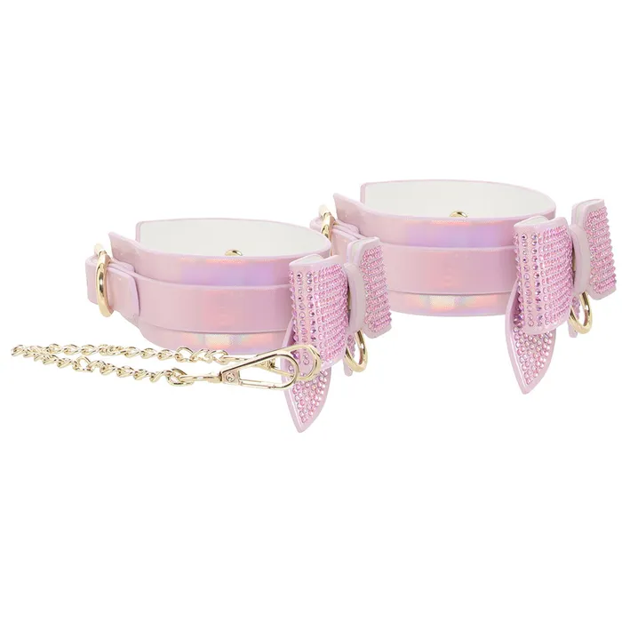 Vibrators Shots Toys Ouch Paris Collection Leg Cuffs in Pink