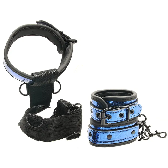 XGen Female Sex Toys Diamond 3Piece Adjustable Body Harness in Blue XGen Female Sex Toys Diamond 3Piece Adjustable Body Harness in Blue