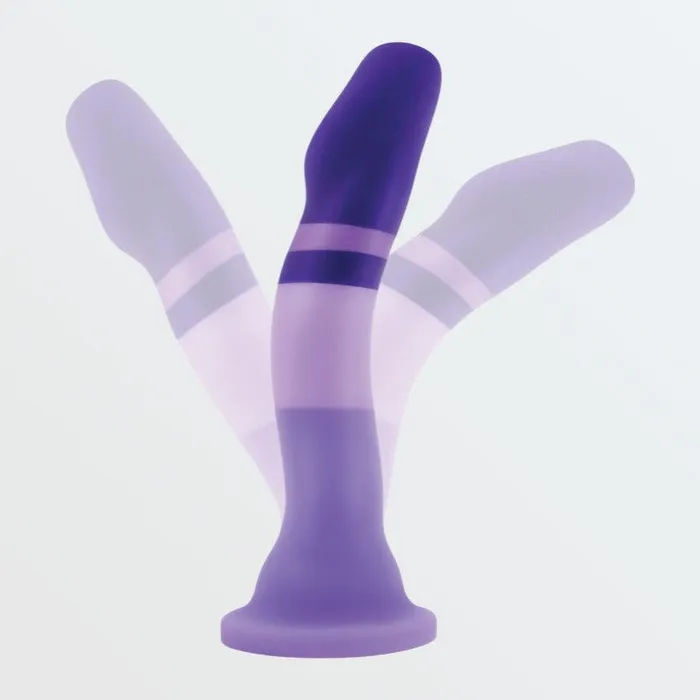 Avant D2 6 NonPorous Silicone Dildo Purple Rain Avant Dildos