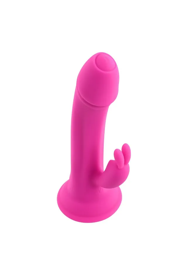 Evolved Somebunny to Love Rabbit Vibrator with Suction Cup Base Pink Evolved Vibrators