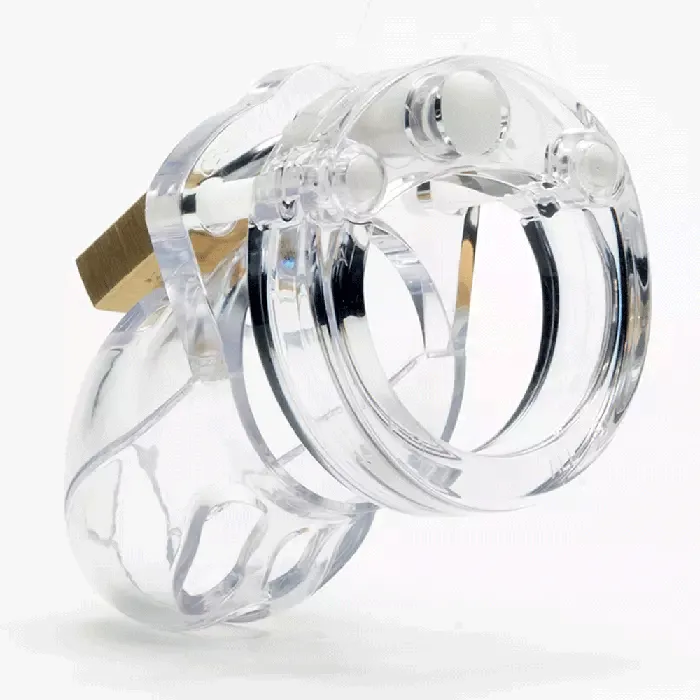 Male Sex Toys CBX CBX Mr Stubb Male Chastity Device Clear