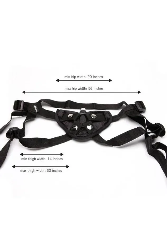 Tantus Anal Tantus Bend Over Intermediate Strap On Kit Black