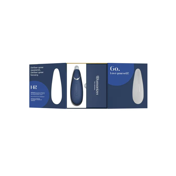 Womanizer Female Sex Toys Womanizer Premium 2 Clitoral Stimulator Blueberry