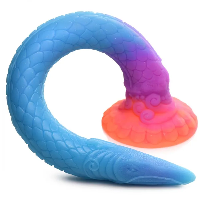Dildos Makara GlowintheDark Silicone Snake Dildo Creature Cocks