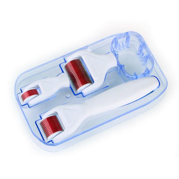 Dildos missammy 4 in 1 Derma Roller Skin Microneedle Kit Rollers Travel Case 390
