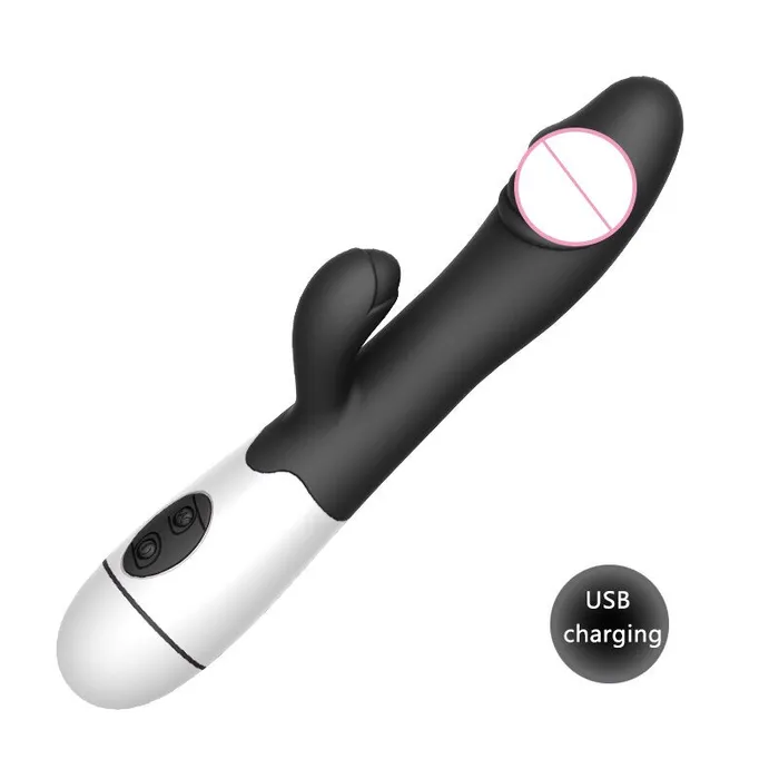 Female Sex Toys LAZADASEXTOYS USB Rechargable 30 Speed Rabbit Vibrator for Women Vagina Clit stimulator AV stick G spot Vibrator Dildo Adult sex toy for Women