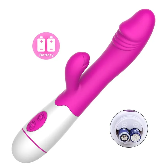 Female Sex Toys LAZADASEXTOYS USB Rechargable 30 Speed Rabbit Vibrator for Women Vagina Clit stimulator AV stick G spot Vibrator Dildo Adult sex toy for Women