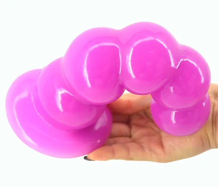 LAZADASEXTOYS Male Sex Toys FAAK big anal plug with strong suction cup beads dildo man women anal sex toys balls anus massage butt plug sex products flirt