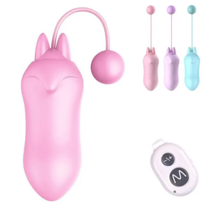 Lovegasm 10Speed Foxy Vibrating Kegel Balls 2pcs SetGspot Female Sex Toys