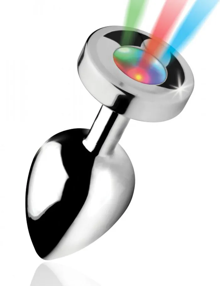 XR Brands Booty Sparks Light Up Large Anal Plug Male Sex Toys